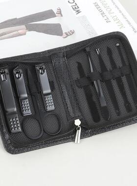 Zipper Pouch Manicure Tool Set, 6-Piece and 9-Piece Sets, Na