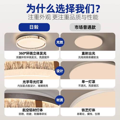 意式极简高级感客厅灯长方形大气家用冰裂纹设计师大厅卧室吸顶灯