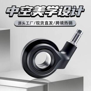 科技静音万向轮60mm 电镀空心办公脚轮 不缠毛发厂家直发滚轮