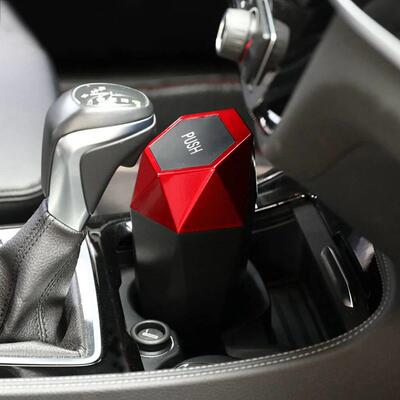 Car Interior Mini Trash Can Dustbin Garbage Bin Storage Case