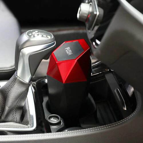 Car Interior Mini Trash Can Dustbin Garbage Bin Storage Case