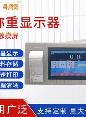 称重显示器计重电子秤表头带通讯串口RS22及USB触屏称重控制仪表