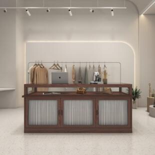 东大街服装店中岛柜收银台女装店中岛台展示柜饰品店陈列柜储物柜