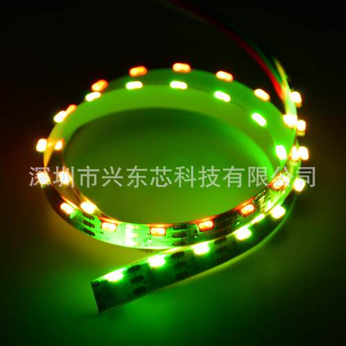 LED全彩跑马灯带WS2812B升级版SK6812内置IC90段90灯4020侧发光
