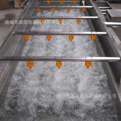 定制水果清洗机全自动蔬菜气泡式清洗机零部件包装袋清洗设备厂家