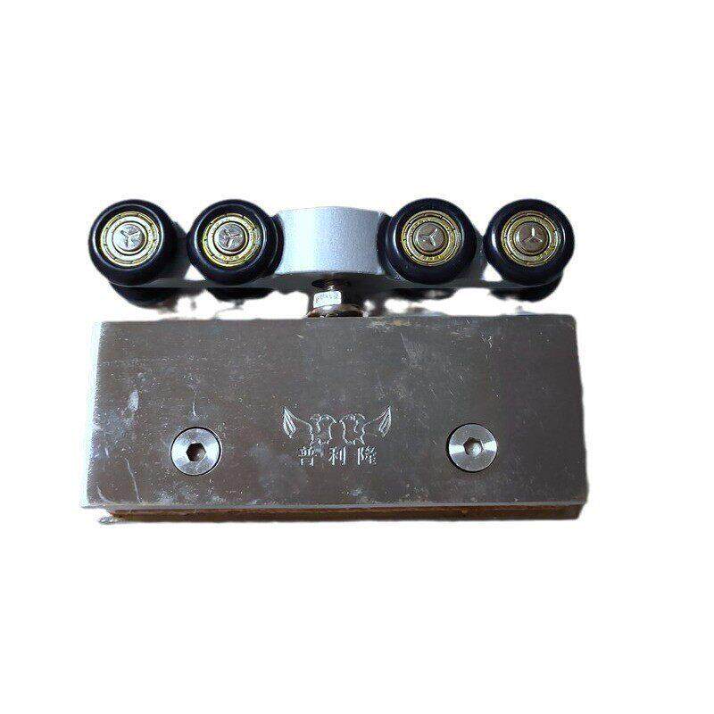 玻璃门滑轮推拉移门滑轨吊轮静音玻璃门轨道吊轨滑轮8轮吊滑轮2祇