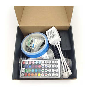 深圳源头工厂led灯带5050RGB红外遥控套装家庭装修电视七彩软灯条