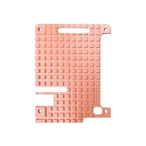 树莓派4B全铜散热板散热器被动散热冷却Raspberry Pi 4代纯铜外壳