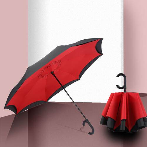 正品折自动C型二车载免持反向超伞s双式层晴雨伞两用大号男女双人