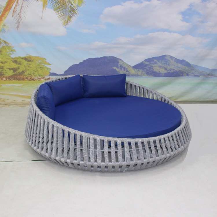 户外沙发阳台藤椅北欧休闲躺椅躺床藤编庭院酒店花园露台组合