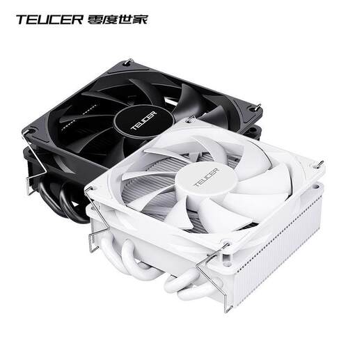 零度世家ITX超薄HTPC6热管115X/1200/1700 AM5 cpu散热器静音风扇
