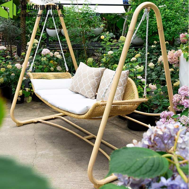 阳台吊篮户外花园秋千家用室内摇椅单人摇篮吊椅吊床庭院网红双人