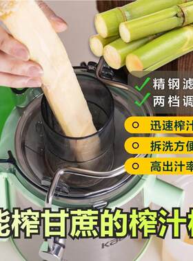 打水果汁机原窄砸咋柞扎炸压榨汁机家用电动全自动渣分离橙汁插电