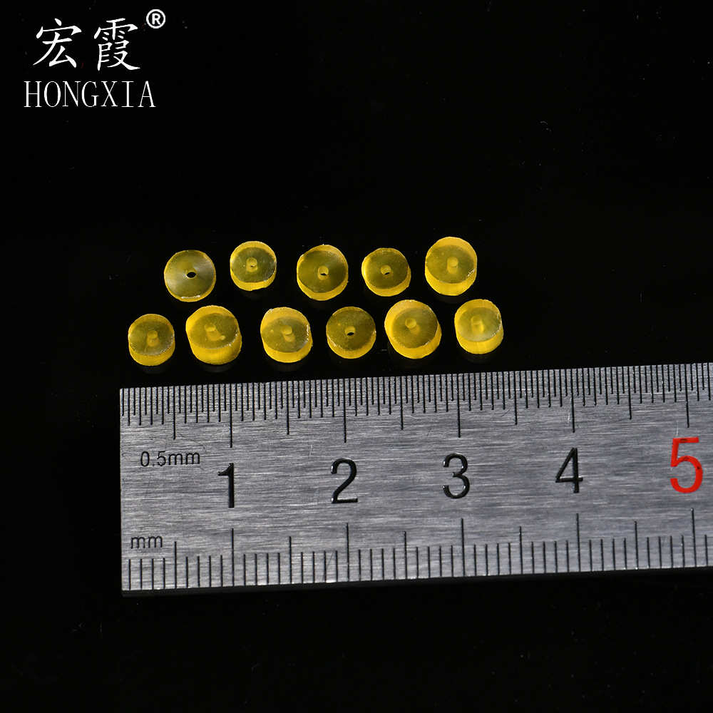厂家直销黄色硅胶水气球 高弹不断硅胶橡皮筋黄 耐老化硅胶圈批发