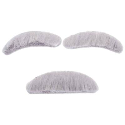 1 set of Simulation Beard False Eyebrow Funny Fake Mustache