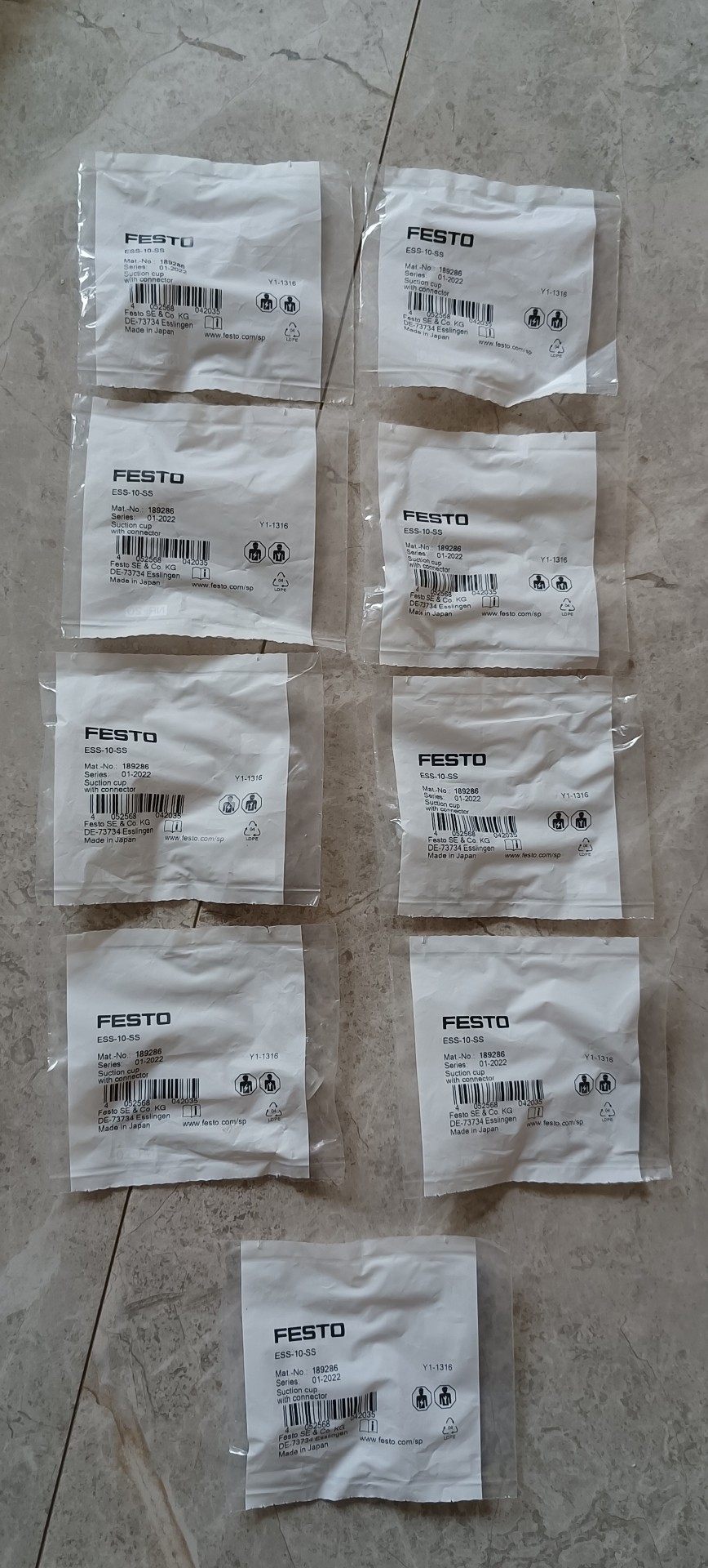 全新FESTO费斯托透明真空吸盘