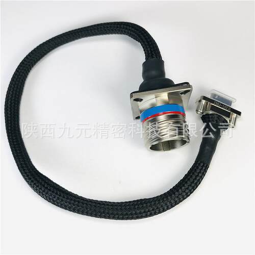 J599/26FC35SN J599/20FC35PN+J30J-15TJL-220MM带绿棉信号航插头