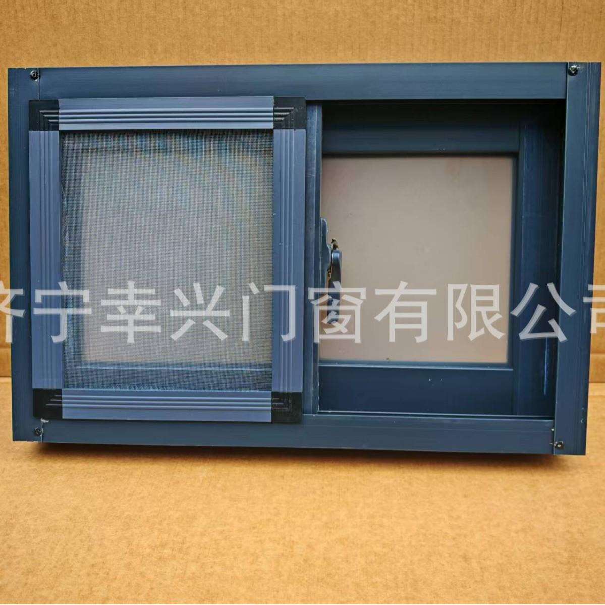 铝合金简易小窗送纱窗浴室排气窗采光窗农村厕所窗通风窗玻璃窗