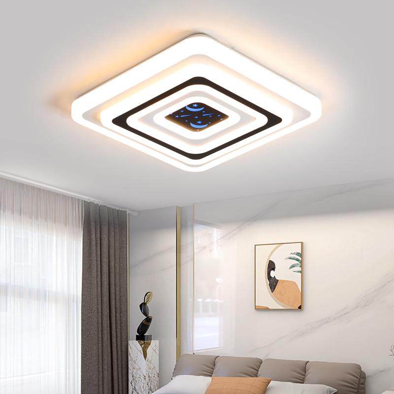 LED客厅灯现代简约大气长方形吸顶灯超薄卧室灯餐厅大厅房间灯具,家装灯饰光源,智能吸顶灯,淘宝优惠券,粉丝福利购,淘宝优惠卷