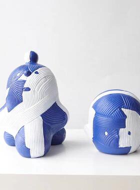 现代树抽象NJ018卡通人物创脂客厅摆件居电视柜家酒柜意装饰品摆