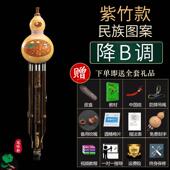 正品 紫竹葫生芦丝c调降b调小学专专用人儿童初学者业演成奏乐器G