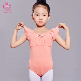 儿童舞蹈服芭蕾舞裙女童，练功服夏季短袖，中国舞幼儿跳舞衣考级服装