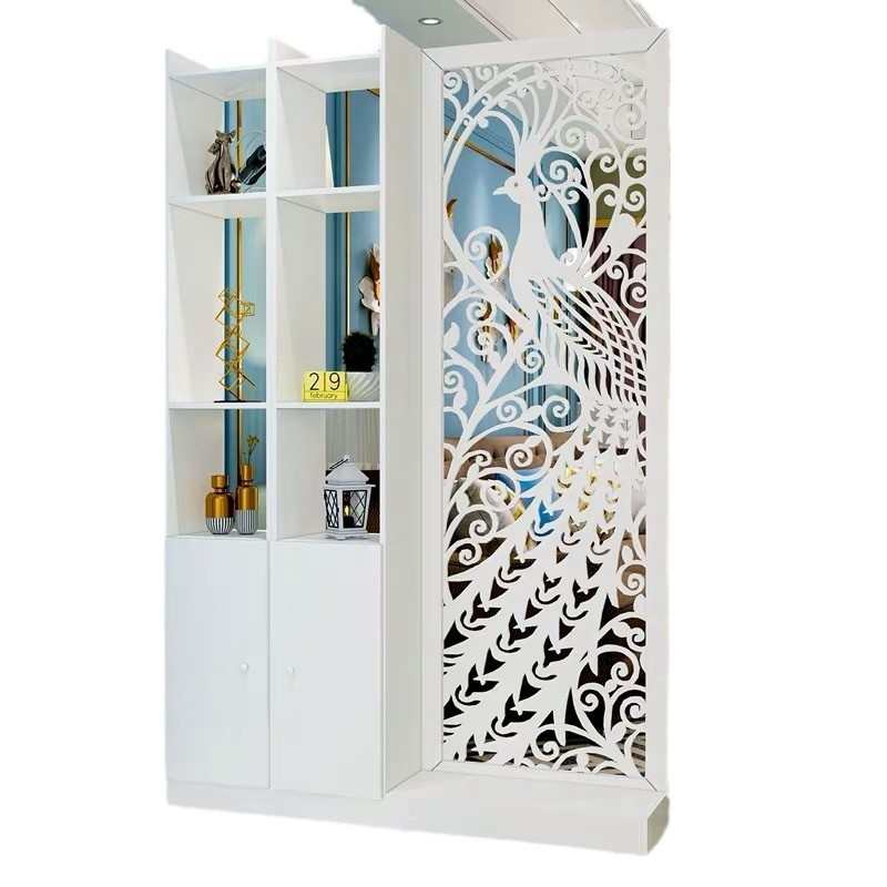 架玄关置物小户型现代屏风装饰餐厅柜简约进门镂空客厅入户柜隔断