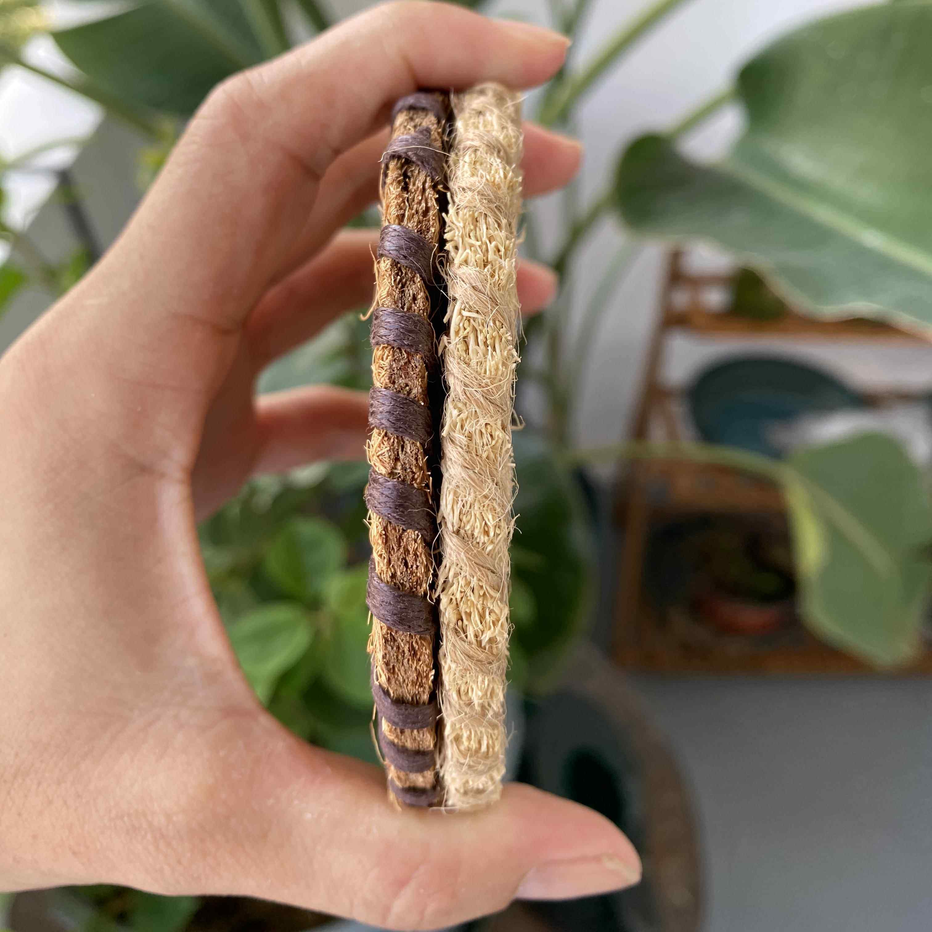 手工锁边丝瓜络编织特厚丝瓜络杯垫茶杯垫加厚壶承