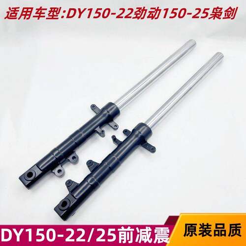 适用大阳摩托车配件DY150-22-25劲动枭剑左右前减震器前叉避震器