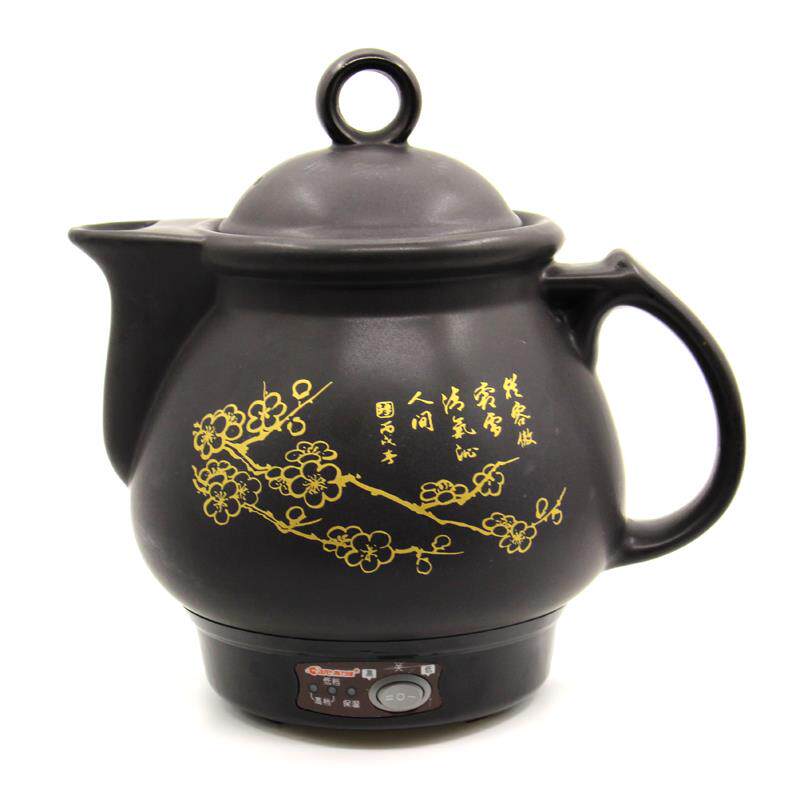 高档Care健 科力佳22L/3L机械黑色连体陶瓷保壶药A煲煎药壶BJH-0A