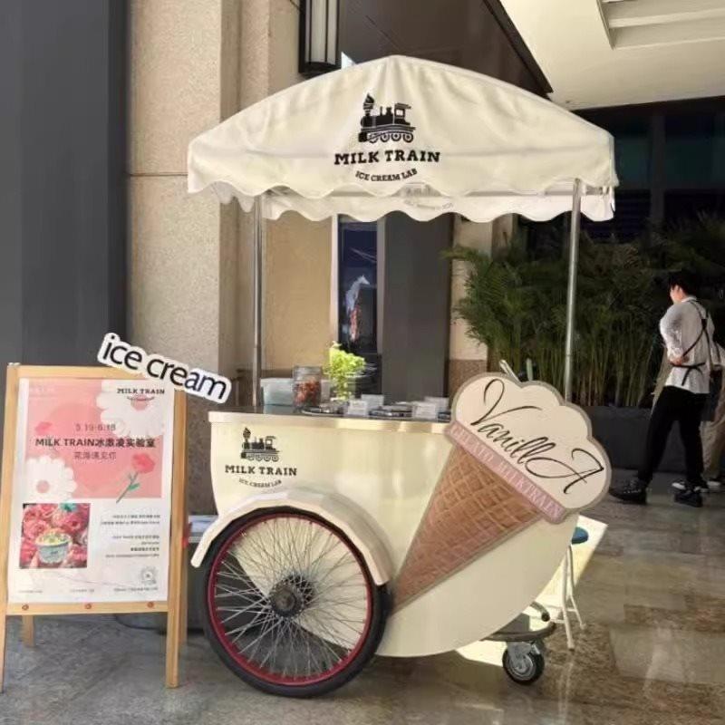 铁艺花车地摊车集市移动售货车手推车户外小吃摆摊位车展示架