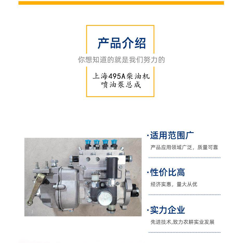 上海495A柴油机发动机喷油泵总成 495a柴油机配件喷油泵总成跨境