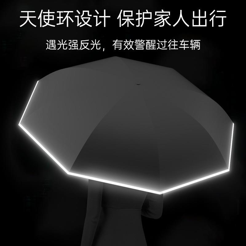 ZUODU左都手动反向折叠雨伞超大号男士简约小巧便携女晴雨双人伞图片