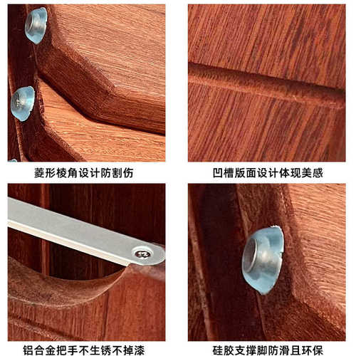 乌檀木菜板定制批发家用实木砧板切水果案板厨房切菜板可雕刻logo