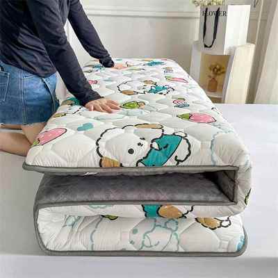 2025亲磨毛床垫厚加床褥JSL20240垫肤家用双人可折垫子学生宿舍叠