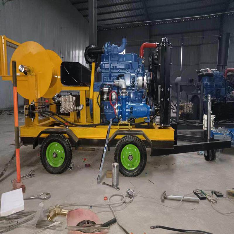 管油道高压疏通疏通机 拖车式柴大高马力管道清洗机 疏通压设备
