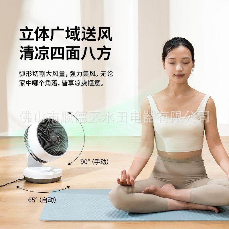 新款直销水田9寸空气循环扇三挡调节小型电扇家用台式电风扇室内