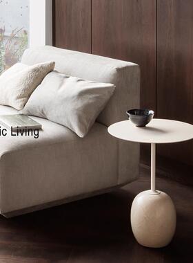 丹麦&Tradition LN8 LN9大理石圆边几椭圆咖啡桌茶几北欧风