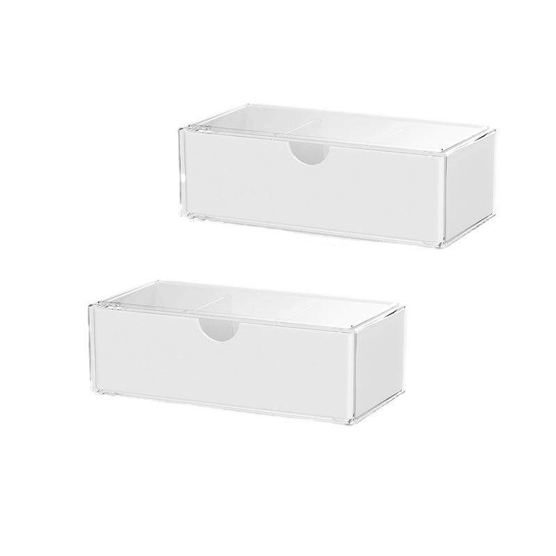 桌面化妆品收纳盒抽屉宿舍多层护肤品小尺寸置物架透明亚克力口罩,收纳整理,首饰盒,淘宝优惠券,粉丝福利购,淘宝优惠卷