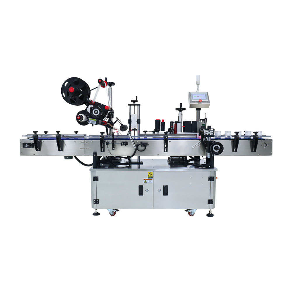 转角封口贴标机 高精度90度直角透明不干胶贴标 盒子箱子贴转角机