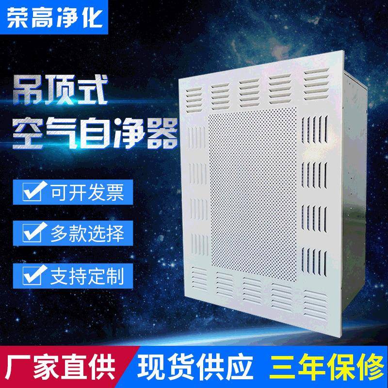 厂家吊顶式空气自净器无尘车间工业自净器除异味高效空气净化器