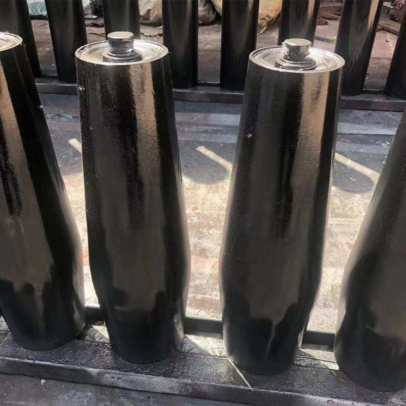 腰鼓型托辊组锥形异型管调心大小头托辊输送机异形托辊锥形托辊
