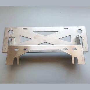 越野车车车牌架不锈钢号牌框升绞盘导绳器出降绳0口牌照框牌