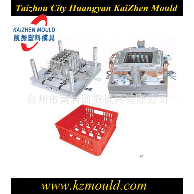塑料啤酒周转箱模具 饮料周转箱模具 塑料瓶装箱模具