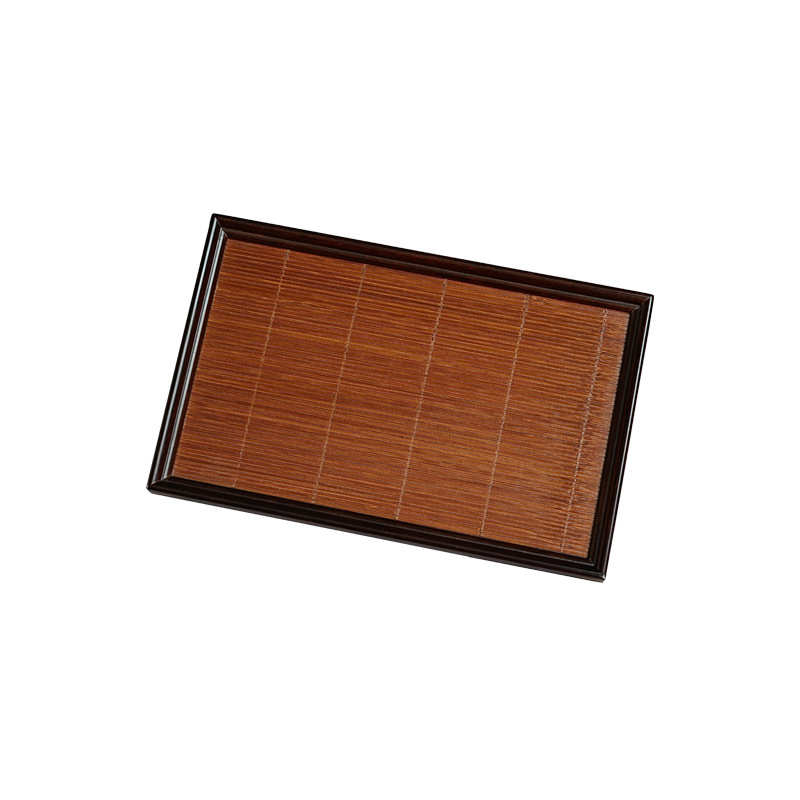 日式竹编席面干泡茶盘杯垫茶具收纳隔热壶承功夫茶道配件