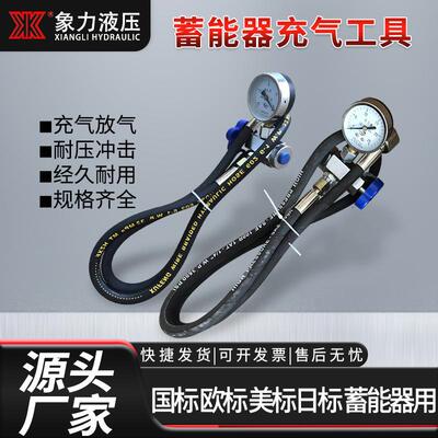 液压剪板机蓄能器充氮工具CQJ-16/25/40MPA充氮车折弯机充气工具