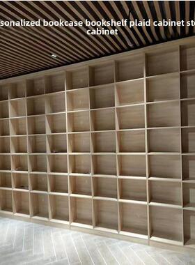 采购产品定制书架，墙到墙网格柜，定制书柜，专业门到门安装尺寸
