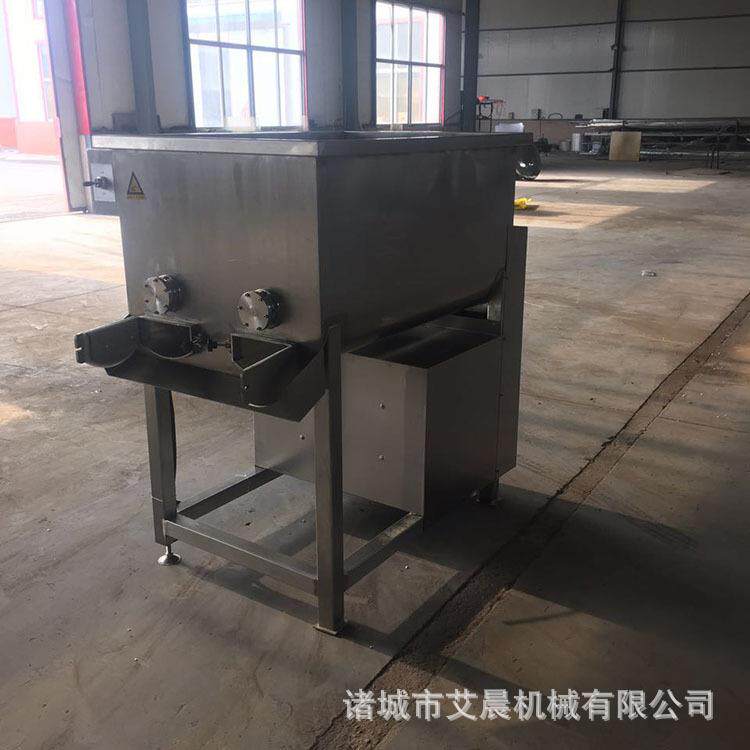 商用肉馅拌馅机 焖子馅料双绞龙拌馅机 大型立式双轴馅料搅拌机