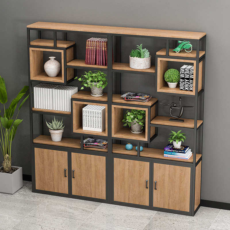 现代简约落地书架简约样板房置物架创意展示架博古架办公室隔断柜,文具电教/文化用品/商务用品,笔架,淘宝优惠券,粉丝福利购,淘宝优惠卷