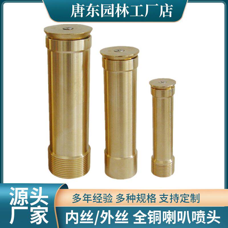 喇叭花喷泉喷头音乐水景观水池鱼池庭院喷水头家用造景全铜现货